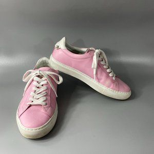 Givenchy Athletic Pink Leather Sneakers, Size 37